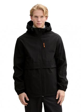 Куртка softshell jacket 1043829-29999 tom tailor l чорний 1043829-29999