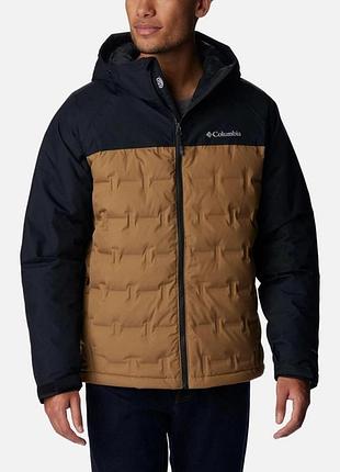 Пуховик grand trektm ii down hooded jacket 2008291clb-257 columbia s (46) коричневий 2008291clb-257