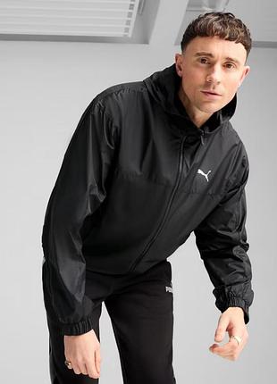 Вітровка ess relaxed windbreaker 68462601 puma l чорний 68462601