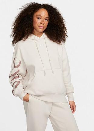 Кофта женские nike w nsw phnx flc os (fq7042-104) fq7042-104