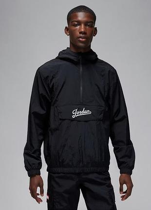 Анорак мужской air jordan flight mvp jacket black fn6348-010