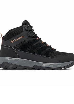 Черевики чоловічі columbia strata trail mid wp black ym8651-010