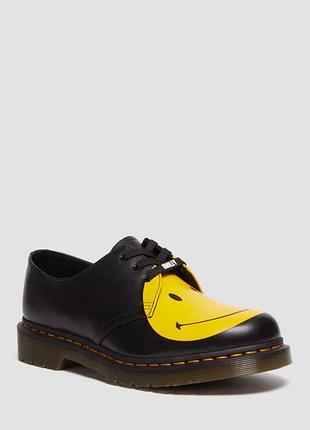 Черевики dr. martens 1461 smiley black smooth 31390005