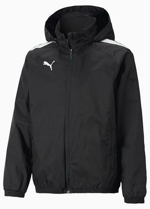 Куртка puma teamliga all-weather 657246-03, колір чорний, розмір (європа) — 176cm 657246-03