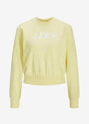 Кофта jjxx jxbella ls relaxed vint sweat sn 12200366-yellow