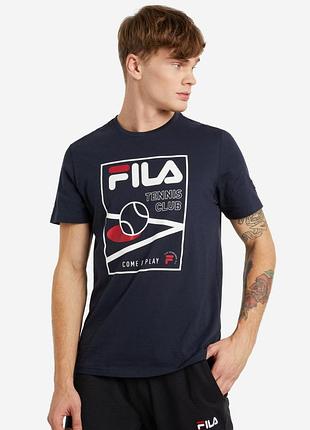 Футболка 123288fla-z4 fila 46 темно-синій 123288fla-z4