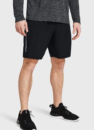 Шорти ua woven wdmk shorts 1383356-001 under armour m чорний 1383356-001