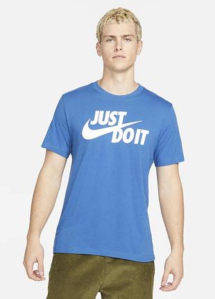Футболка nike m nsw tee just do it swoosh ar5006-407