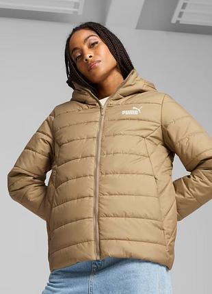 Куртка ess padded jacket 84894067 puma s бежевий 84894067