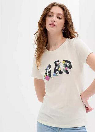 Футболка v-gap ss clsc tee 268820-67 gap s бежевий 268820-67