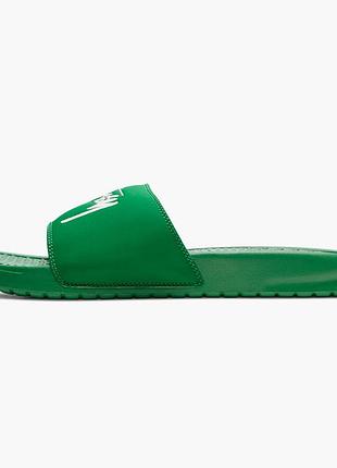 Шлепанцы nike x stussy benassi slides green dc5239-300