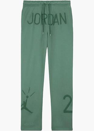 Штани jordan x nina chanel abney fleece pants green stone fz7518-398