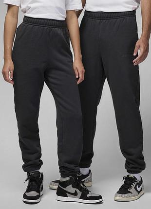 Брюки мужские air jordan wordmark flc pant off noir black fz3954-045