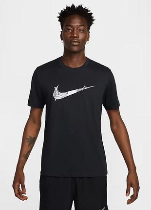 Футболка nike m df tee run energy sp25 hj3658-010
