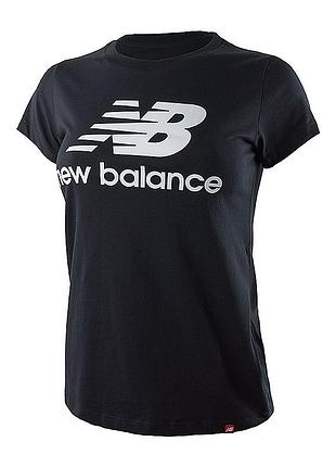 Футболка new balance ess stacked logo wt91546bk