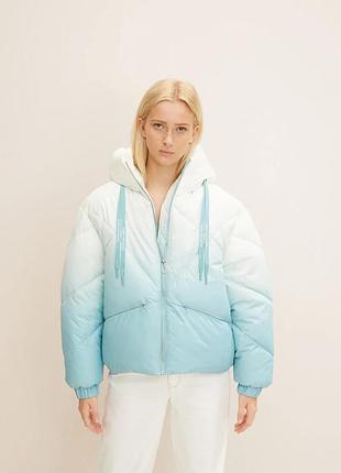 Куртка modern short puffer jacket 1032686-30270 tom tailor m блакитний 1032686-30270