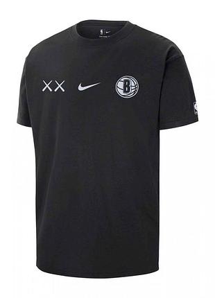 Футболка nike x kaws nba brooklyn tee fn1996-010