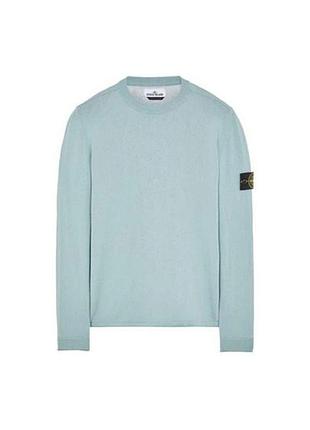 Джемпер stone island 532b9 sweater light blue 1015532b9 v0041