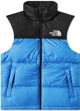 Жилетка мужская the north face 1996 retro nuptse vest light blue/black nf0a3jqqlv6