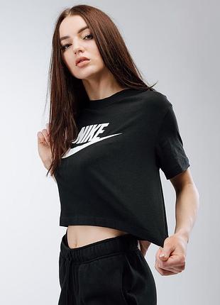 Футболка nike w nsw tee essntl crp icn ftr bv6175-010