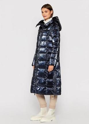 Куртка woman coat fix hood 31k2866-m870 cmp 36 темно-синій 31k2866-m870