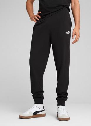 Штаны спортивные ess no. 1 logo jersey pants 68261801 puma l черный 68261801