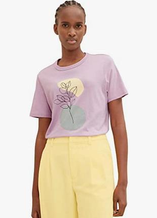 Футболка 1035801-28995 tom tailor l сиреневый 1035801-28995