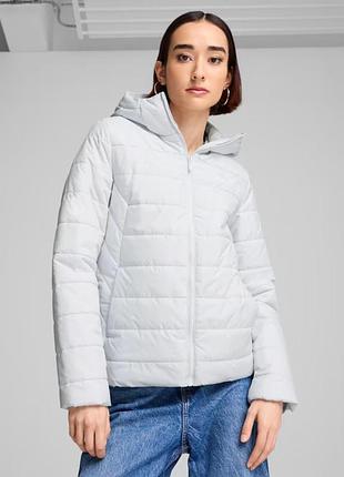 Куртка ess padded jacket 84894042 puma s білий 84894042