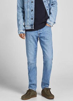 Джинсы jjimike jjoriginal na 023 noos 12202051-blue denim jackandamp;jones 38/32 голубой 12202051-blue denim