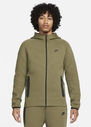 Спортивний костюм nike sportswear tech fleece tracksuit green fb7921-222__fb8002-222 s