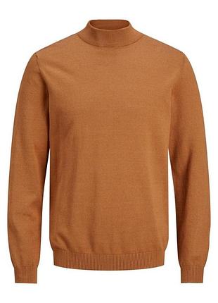 Гольф jjebasic knit mock neck noos 12190170-umber-detail: twisted w. meerkat jackandamp;jones xxl помаранч