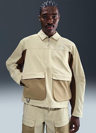 Куртка чоловіча nike acg smith summit beige hv0598-229