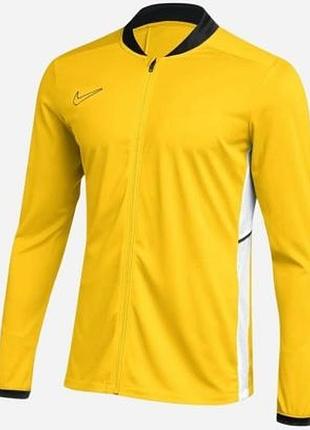 Джемпер nike dri-fit academy 25 dril top fz9773-719, цвет жёлтый, размер (европа) - m fz9773-719