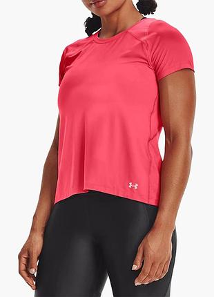 Толстовка женская under armour iso-chill run 200 pink 1361926-819