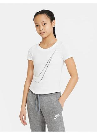Футболка nike g nsw tee victory swoosh dc7057-100