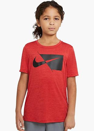 Футболка nike b nk dry hbr ss top da0282-657