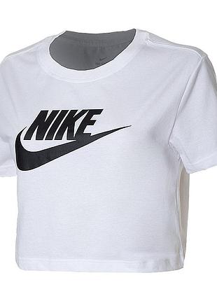 Футболка nike w nsw tee essntl crp icn ftr bv6175-100