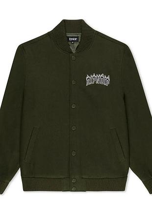 Куртка ripndip fire spirit varsity jacket rndfal24102 l