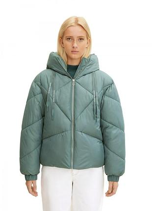 Куртка modern short puffer jacket 1032686-19643 tom tailor l блакитний 1032686-19643