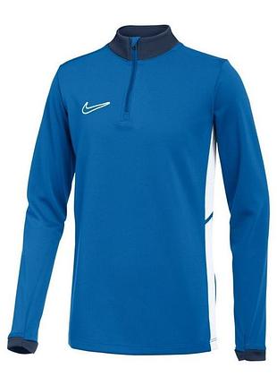 Джемпер nike academy 25/27 dri-fit drill top royal fz9773-463, цвет синий, размер (европа) - l fz9773-463