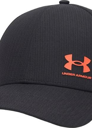 Бейсболка under armour m iso-chill armourvent adj чорний one size 1383440-003