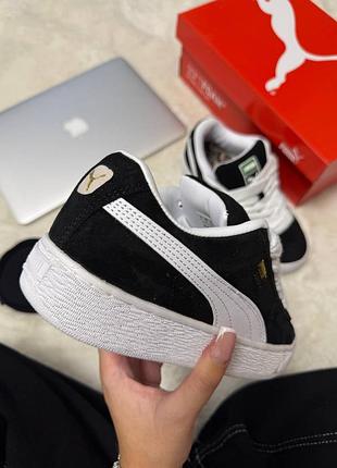 Puma suede xl black white