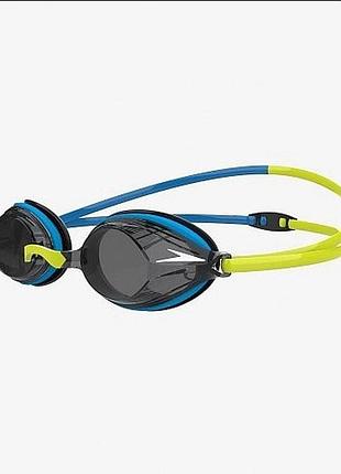 Очки для плавания speedo vengeance gog au желтый, синий osfm (8-11322g791) 8-11322g791