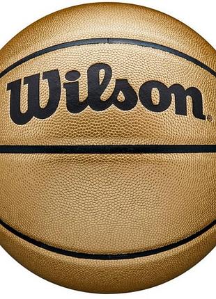 М'яч баскетбольний wilson gold золотий wtb1350xb07, колір золотий, розмір (європа) — 7 wtb1350xb07