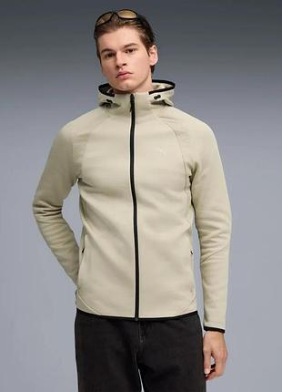 Толстовка evostripe fz hoodie 69219061 puma m бежевий 69219061