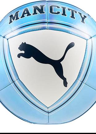 М'яч футбольний puma mcfc culture ball білий, блакитний 5 (084976-11) 084976-11