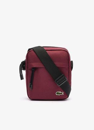 Сумка унісекс lacoste vertical camera bag bordo nh4102ne.m94