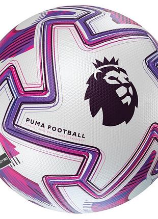 М'яч футбольний puma orbita ultimate premier league 084699-01, колір білий, розмір (європа) — 5 084699-01