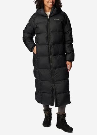 Пальто утепленное puffecttm ii long jacket 2088451clb-010 columbia l (48) черный 2088451clb-010