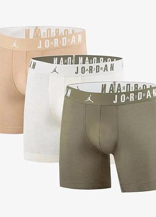 Нижнее белье мужское air jordan flight cotton core 3pk bb multi jm0622-e6f l jm0622-e6f